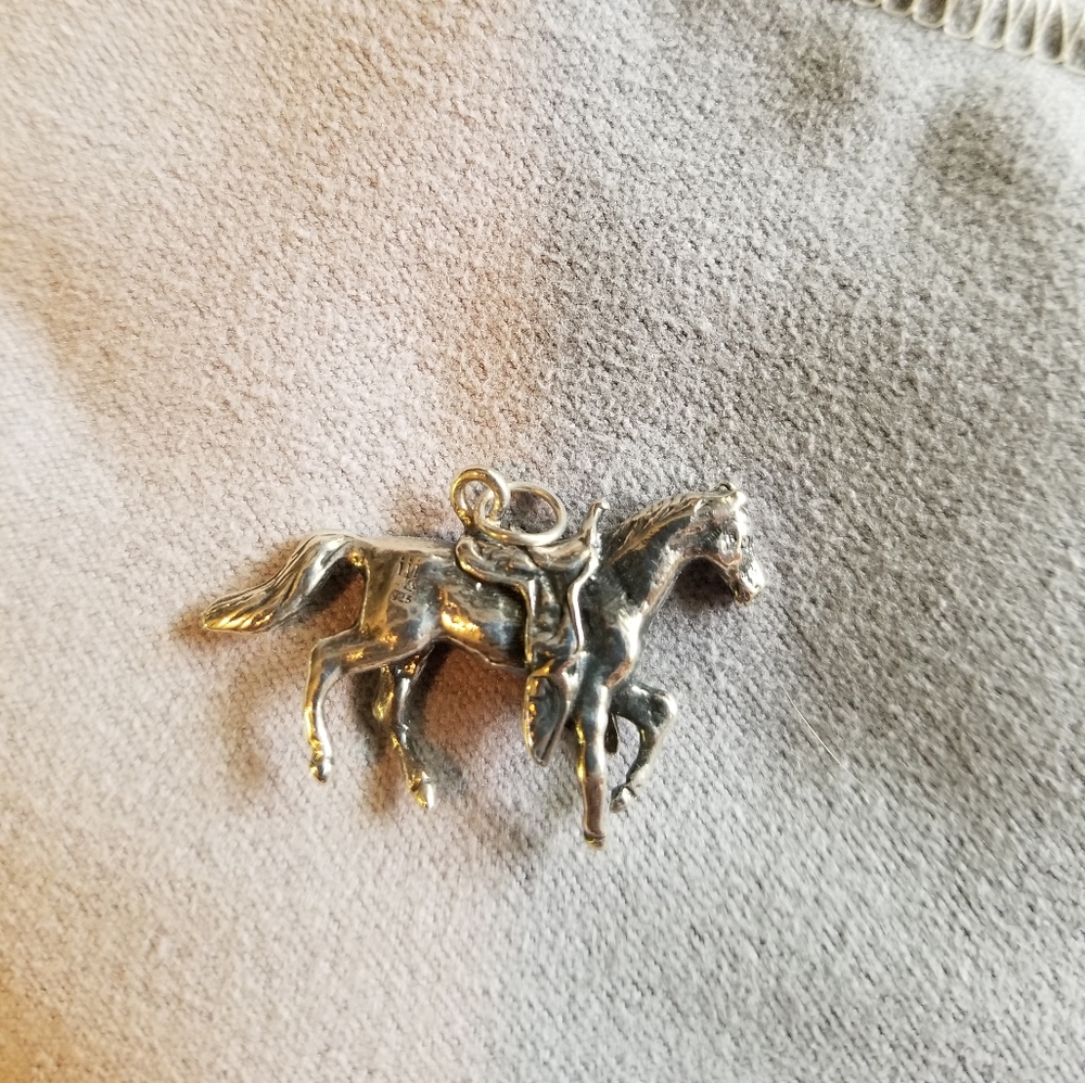 James Avery Charm Saddled Horse